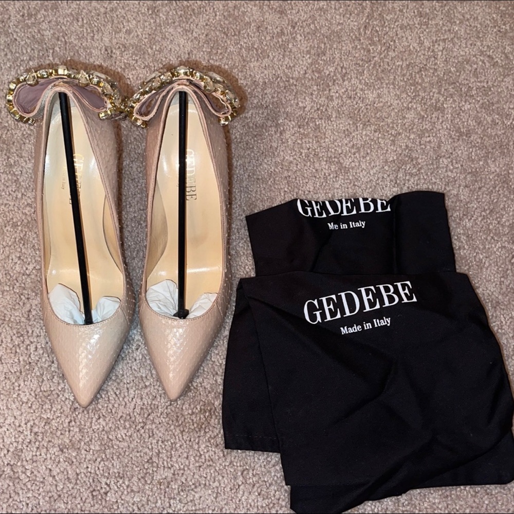 Gedebe Veronique 02 Python Pink Pumps! - image 2